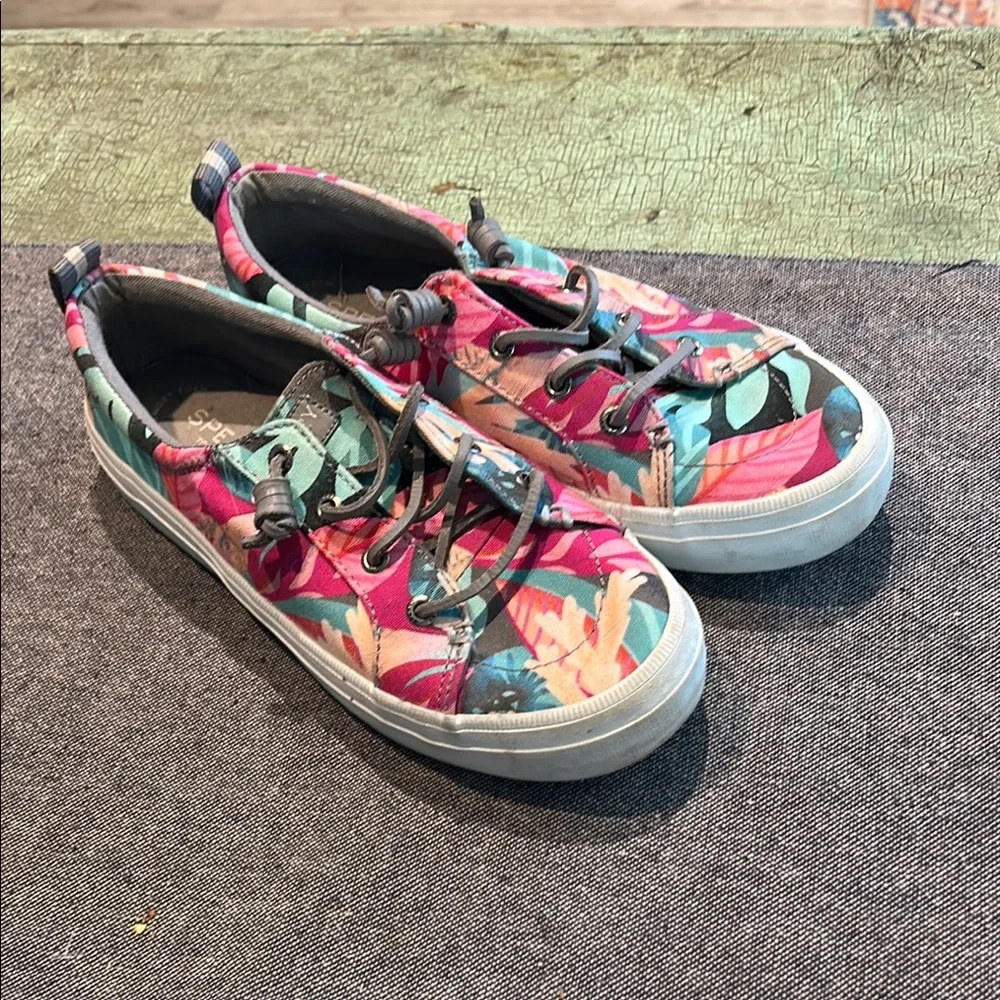 Sperry® Pier Wave Floral CVO Sneakers Size 7